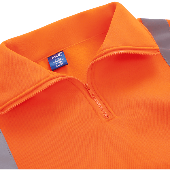 Yoko | High visibility half zip sweatshirt Yoko | High visibility half zip sweatshirt